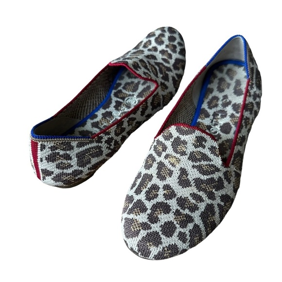 Rothy's Womens Round Toe Leopard‎ Print Loafer Size: 7 - Picture 10 of 10